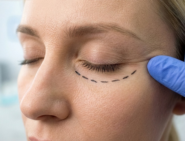 Consultation pour l'établissement du prix et devis d'une blépharoplastie à Lyon avec le Dr Christophe Reinbold